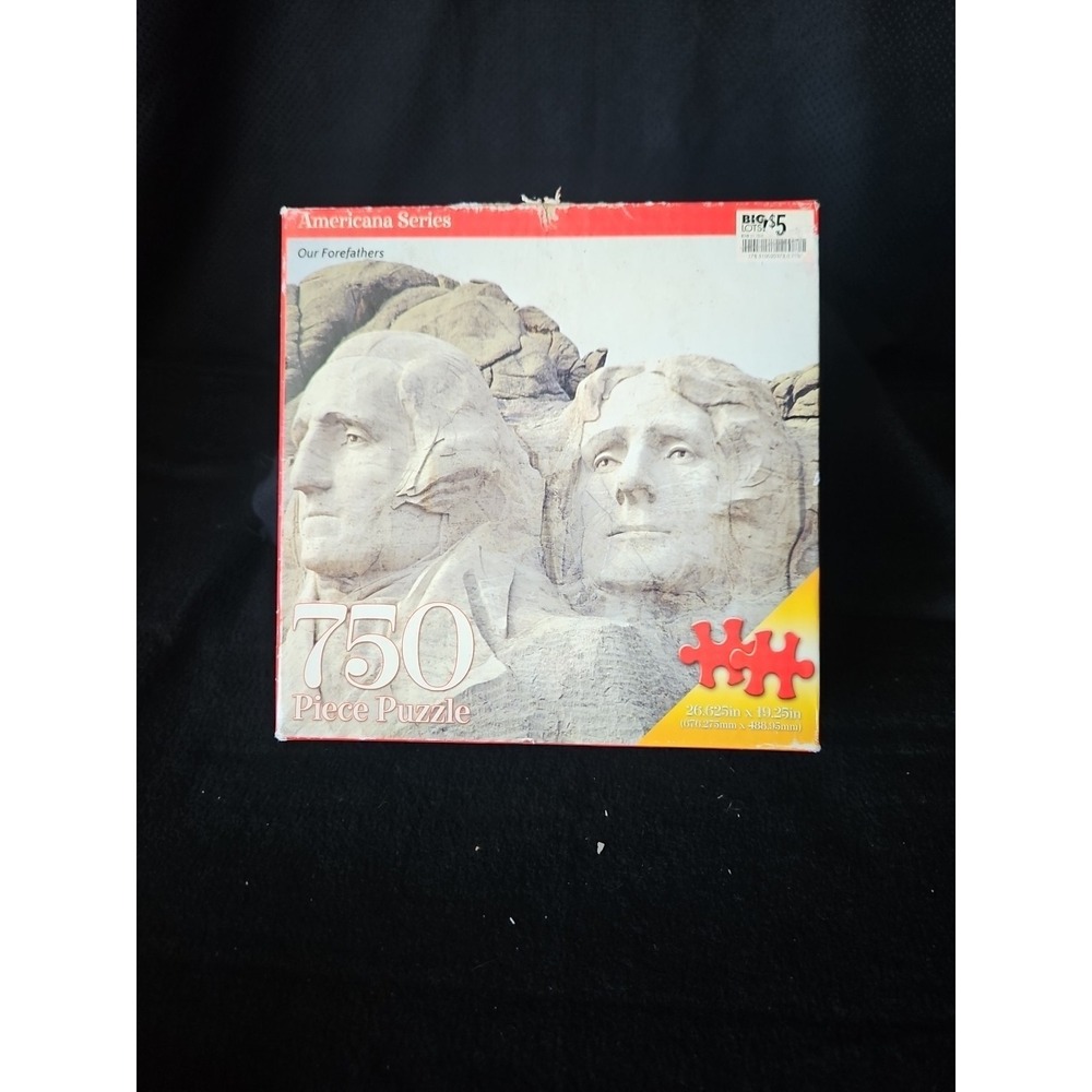 Americana Series "Our Forefathers" Mount Rushmore 750 Pc Factory Sealed